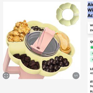 Snack Tray Bowl for Stanley 40oz Tumbler with Handle STANLEY CUP NEW IN BOX